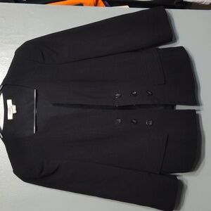 White House Black market Black peplum jacket size 4